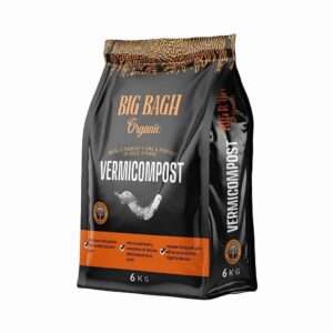 "BIGBAGH Organic Vermicompost 6Kg – Natural Fertilizer for Home Gardening & Vegetables"