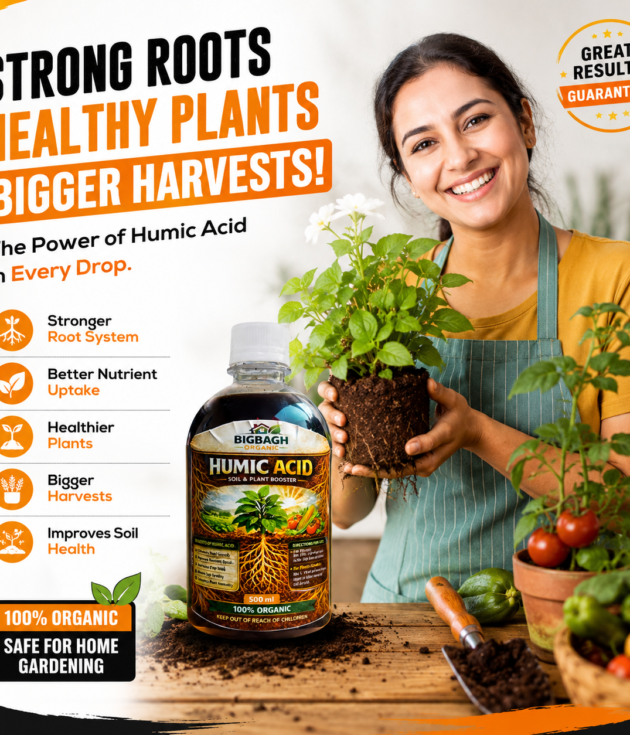 HUMIC ACID FOR PLANTS ROOTS GROWTH