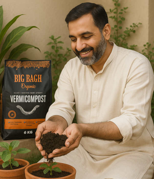Premium Vermicompost 6kg pack for home gardening || extra grinded