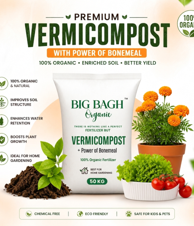premium Vermicompost enriched with Bonemeal 50kg